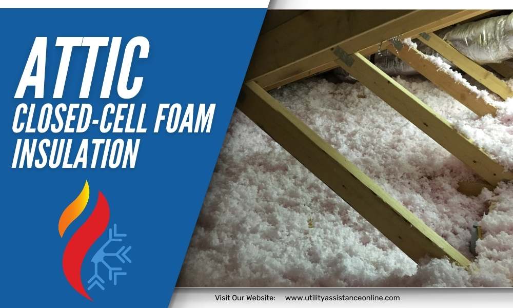 Spray-in expanding closed-cell foam insulation