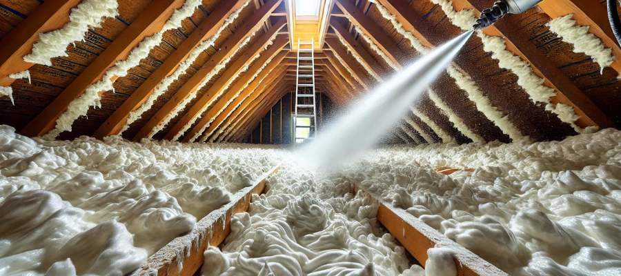 Understanding spray-in expanding closed-cell foam insulation